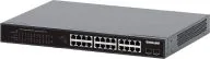 Switch Gigabit Ethernet PoE+ Marca INTELLINET Modelo 561891 De 24 Puertos Con 2 Puertos SFP