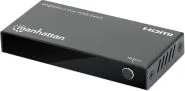 Switch HDMI De 2 Puertos Marca Manhattan Modelo 207942 Admite Resoluciones De 8K@60Hz, 4K@120Hz, 1440P@144Hz (WQHD) Y 1080P@240Hz, Control Remoto i...