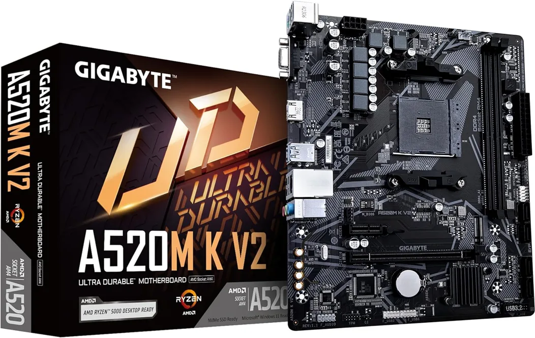 Tarjeta Madre Gigabyte A520M-K V2 AM4