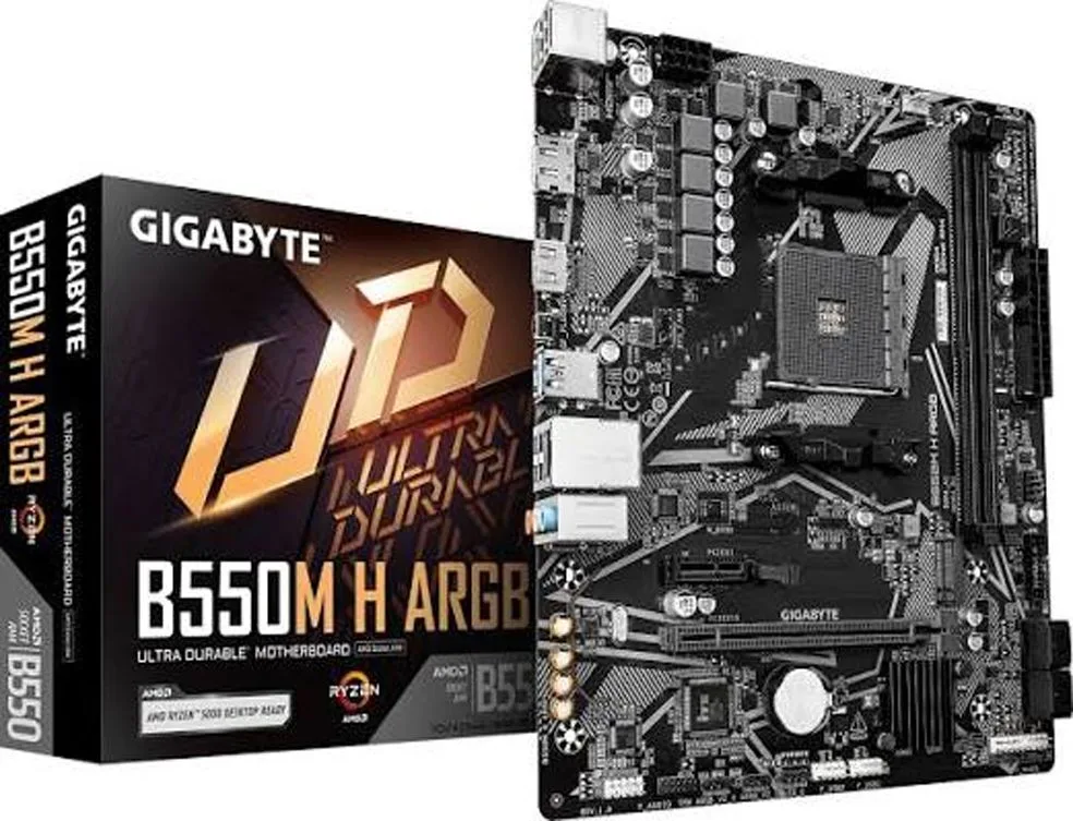 Tarjeta Madre Gigabyte B550M-H DDR4