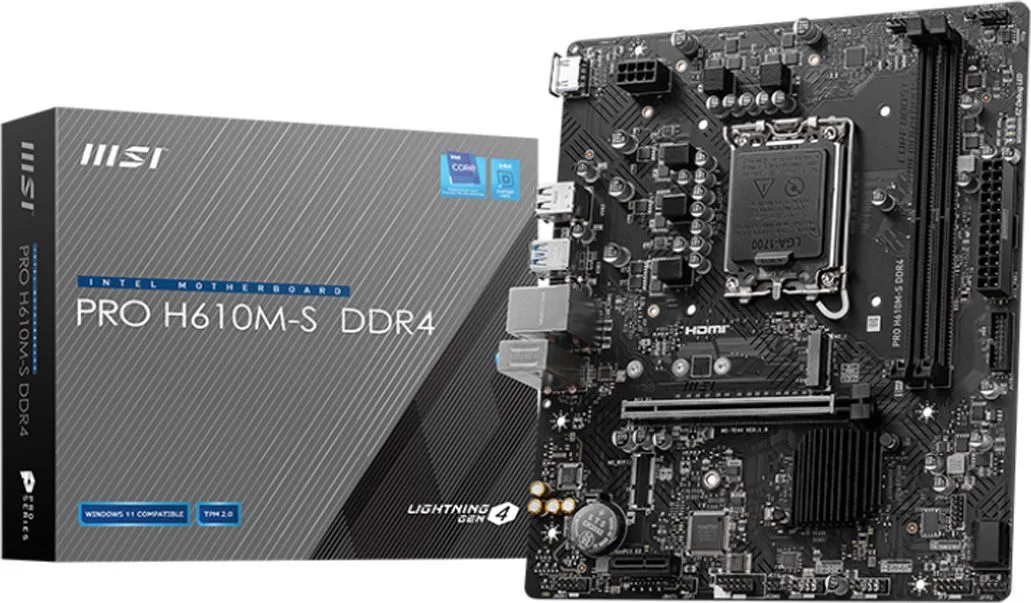 Tarjeta Madre MSI H610M-S DDR4