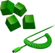 TECLA RAZER KEYCAP Y CABLE INGLES COLOR VERDE RC21-01490700-R3M1