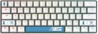 TECLADO CHECKPOINT RAINBOW 6SIEGE KX-400 PARA GAMERS USB INGLES RGB