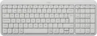 Teclado Compacto Inalambrico Marca Logitech Modelo K250 En Espanol Conexion Bluetooth Color Blanco