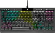 Teclado Para Gamers Marca CORSAIR Modelo K70 RGB TKL CHAMPION SERIES Con Interruptores OPX En Ingles Conexion USB-A