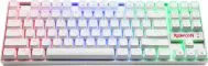 Teclado Para Gamers Marca Redragon Modelo K552 Con RGB Con Switch Blue Idioma En Espanol Color Blanco
