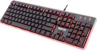 Teclado Para Gamers Modelo Dyaus 2 K509 De Membrana Marca Redragon Con RGB Idioma En Espanol Color Negro