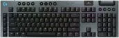 Teclado Inalambrico Para Gamers Marca Logitech Modelo G915 X Lightspeed Con RGB Interruptores Mecanicos GL Tactil Color Negro En Idioma Ingles