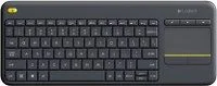 Teclado Inalambrico Marca Logitech Modelo K400 Plus En Ingles Con Touchpad Conexion Con Receptor