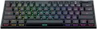 Teclado Marca Redragon Modelo Horus Mini K632 RGB Con Switch Red En Idioma Ingles Color Negro