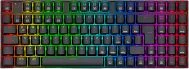 Teclado Modelo Ziggs K669 Marca Redragon Con RGB Switch Rojo Idioma En Espanol Conexion USB-C Color Negro