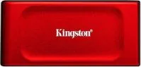 Unidad De Estado Solido Externo Marca Kingston Modelo SXS1000 Capacidad De 2TB Conexion USB-C 3.2 Color Rojo