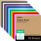 Value Vinyl Marca Cricut Modelo Rainbow Sampler Paquete De 25 Unidades 2010886