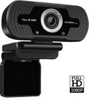Webcam Argom Resolución 1080P USB Con Microfono a 30Fps Color Negro Full Hd ARG-WC-9140BK