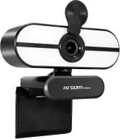 Webcam Marca Argom Modelo ARG-WC-9145BK Resolución Full HD 1080P Conexion USB Con Microfono Y Led A 30fps Color Negro